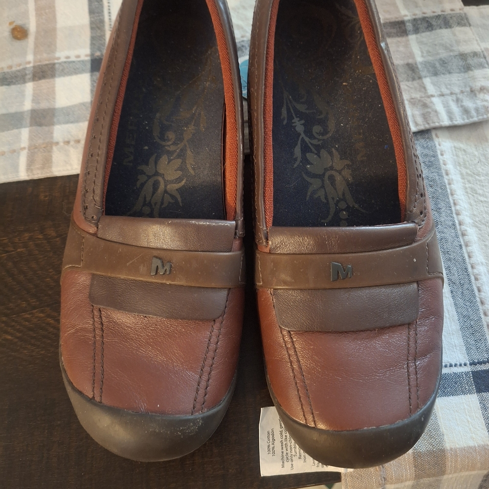 Merrell Brown and Black Platform Shoes
